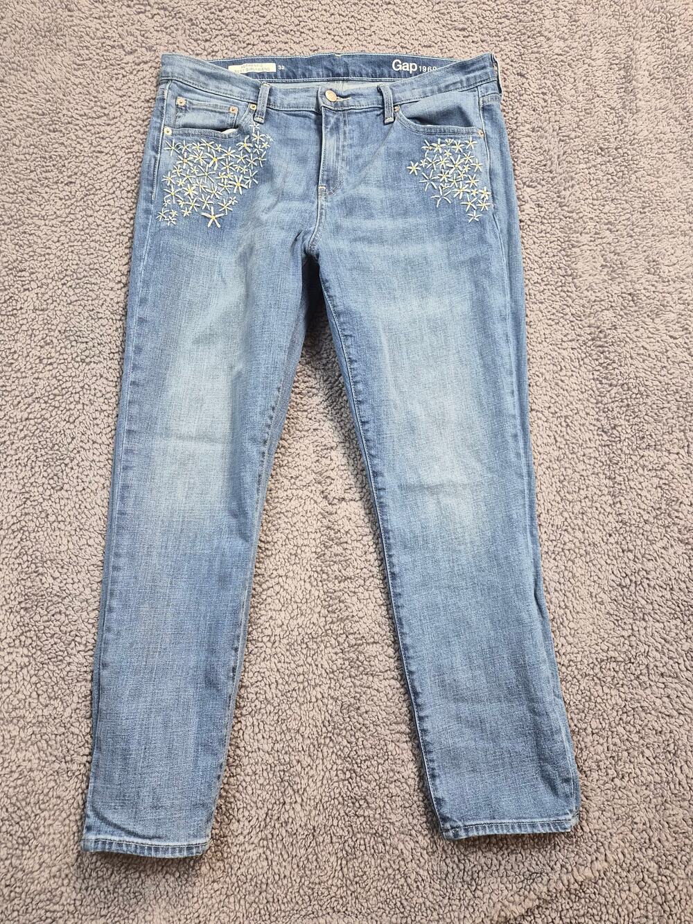 Gap Jeans Women's Size 32 Blue Authentic Best Girlfriend (0775)